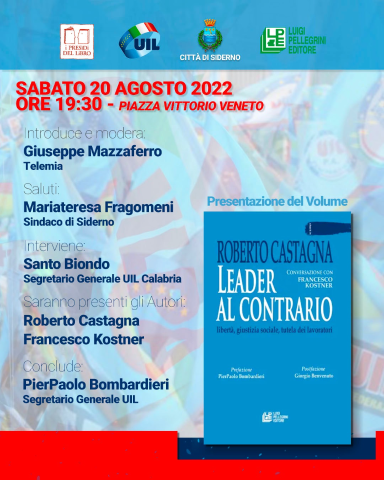 Presentazione del Volume "Leader al Contrario" di Roberto Castagna 
